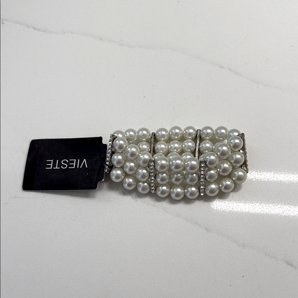 5/$25 Vieste Pearl Bracelet Nwt